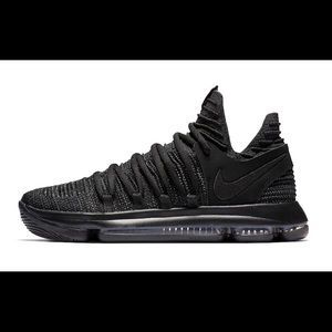 Nike KD 10 Triple Black mens size 10 NEW NIB! KDX